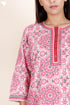 Bizzy Lizzy Kurta And Pant Set With Kota Dupatta In Block Print